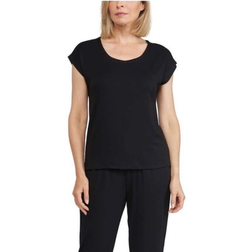 Badgley Mischka Black T Shirt Top